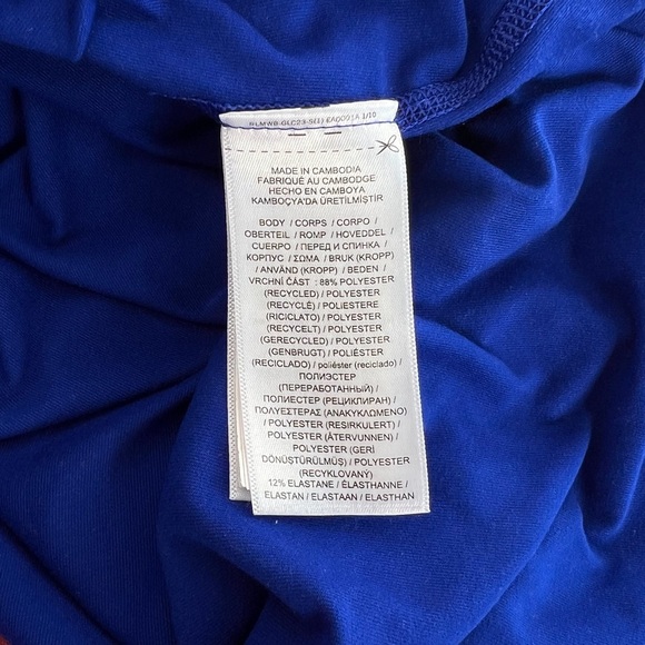 Polo Golf Ralph Lauren Sz XXL Blue 1/4 Zip Wicking Lightweight Raglan Slv Shirt - Picture 7 of 12